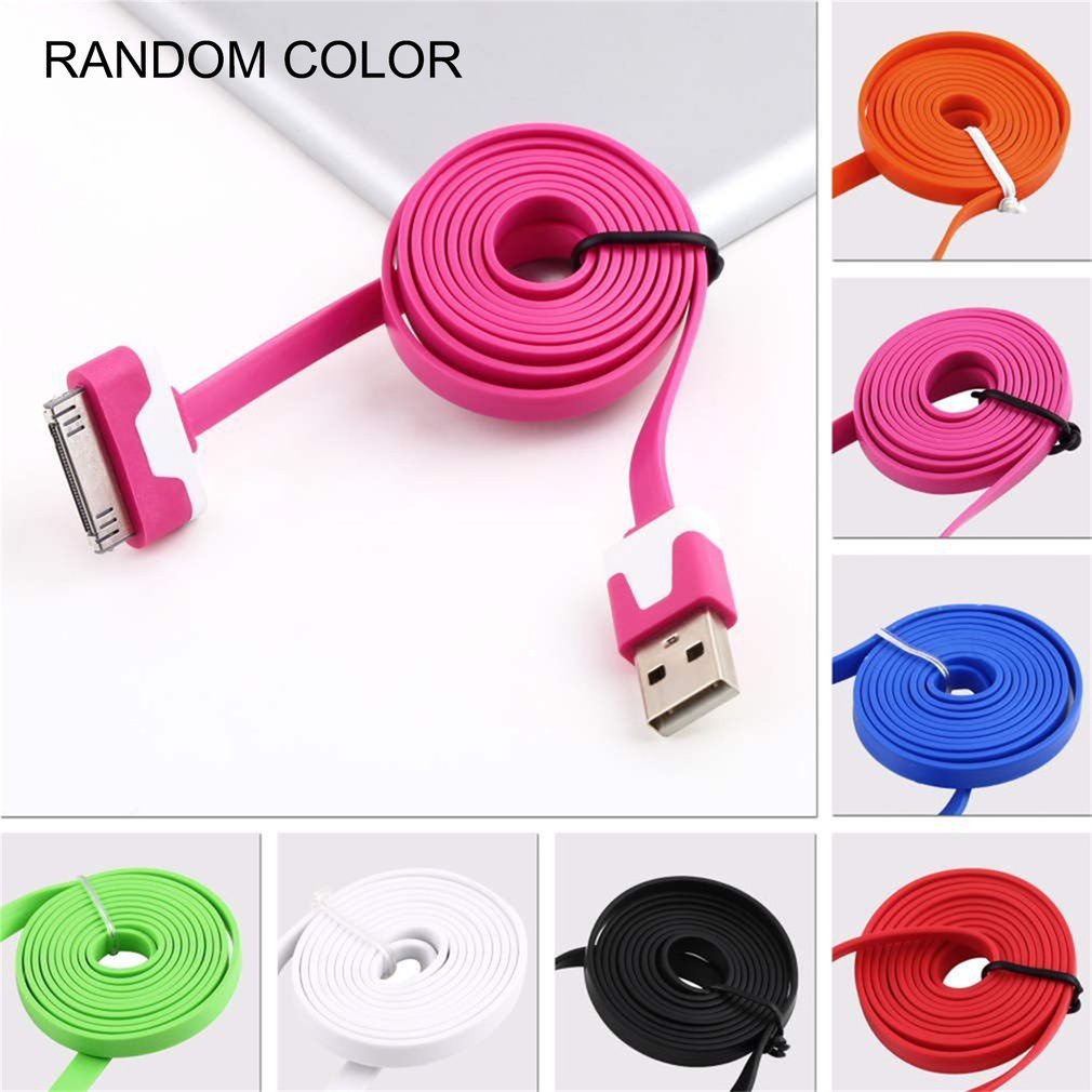 Usb Cable Flat Noodle Micro Data Charge ForConnector Rope Fast Charger Wire Charging Sync Cord [Q/15]