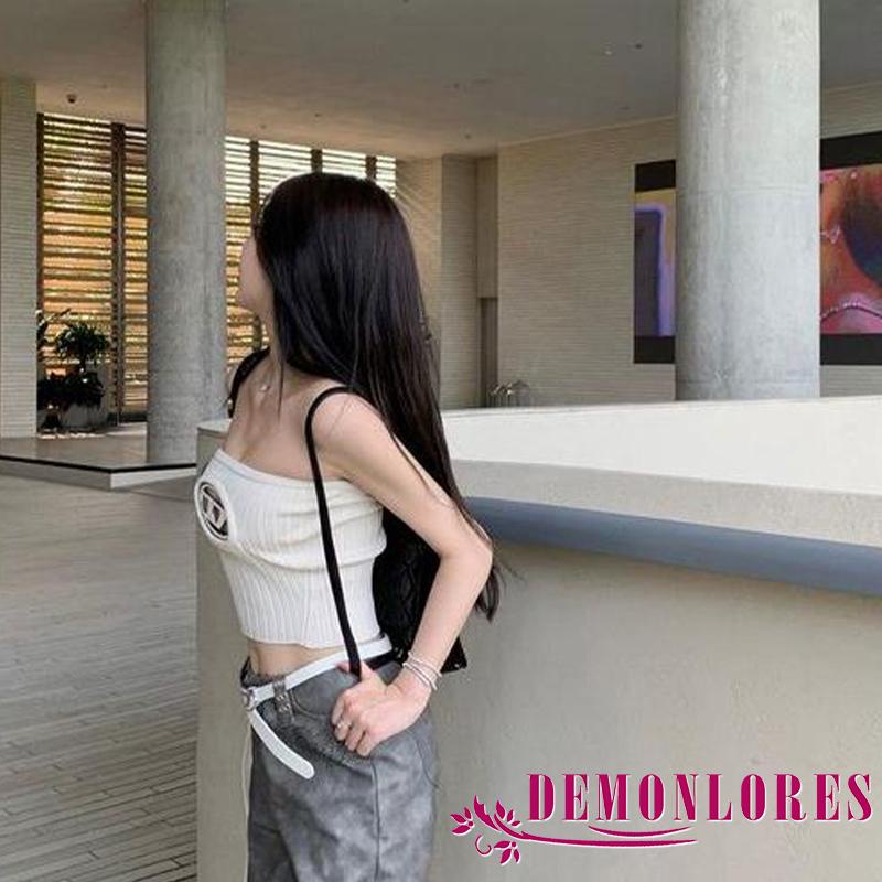 Áo Dệt Kim Trễ Vai Thời Trang Mùa Hè Phong Cách Hàn Quốc Dành Cho Nữ