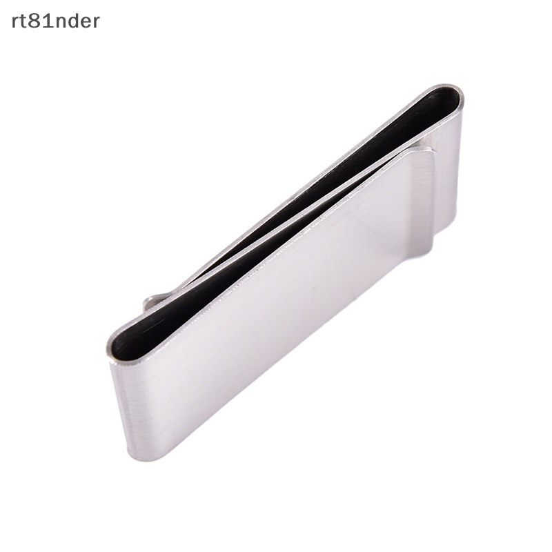 Rt Kẹp Giữ Tiền / Thẻ Hai Mặt Bằng Thép Không Gỉ Mỏng