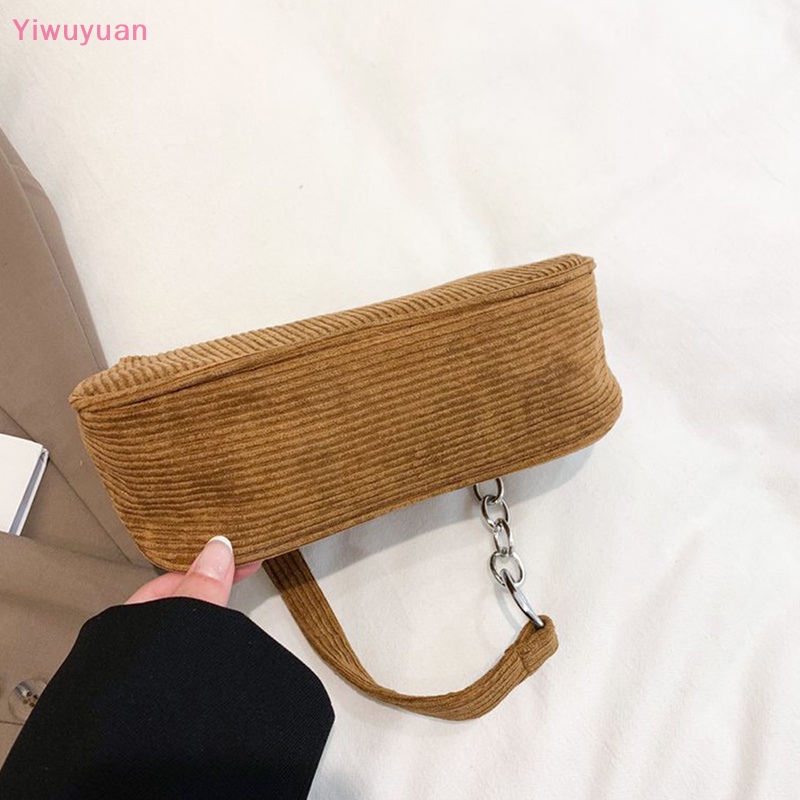 Túi Đeo Vai / Xách Tay Chất Liệu Nhung Corduroy Thời Trang Cho Nữ < Yiwuyuan > 2023