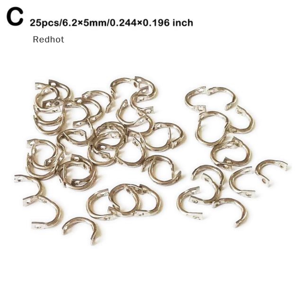 &lt; Redhot &gt; Bộ 25 Dụng Cụ Con Quay Clevis Câu Cá Bằng Đồng Thau Dễ Dàng Bán Chạy