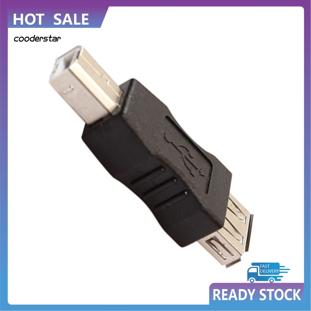 Đầu Chuyển Đổi USB Type A Sang USB Type B Màu Đen Chất Lượng Cao
