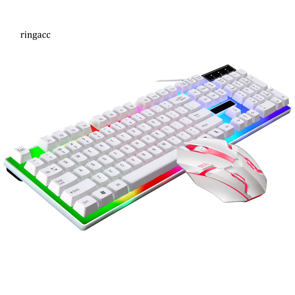 Bộ 2 Chuột Và Bàn Phím Cơ Chơi Game Có Dây G21B Chuyên Dụng Cho Văn Phòng