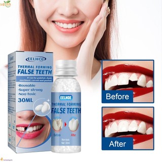 Sẵn sàng eelhoe hàm răng Giả Cứng keo với keo răng veneers moldable Đảng DIY trang trí công cụ Răng giả tạm thời điền bị hỏng răng khoảng cách tàu điện ngầm
