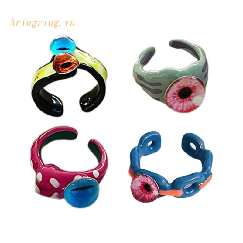 Nhẫn Mạ Vàng / Bạc 2K Có Thể Điều Chỉnh Kích Cỡ Thời Trang