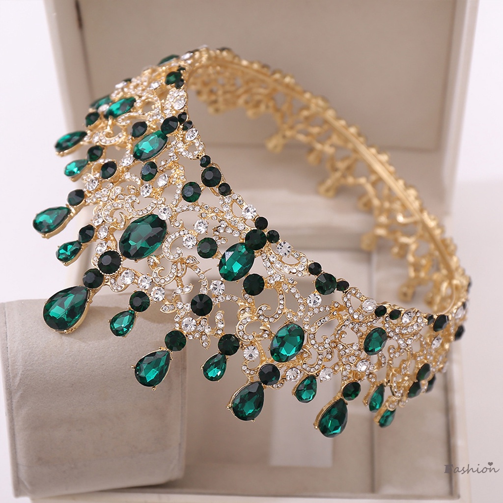 Cài Tóc Hình Vương Miện Đính Đá Lấp Lánh