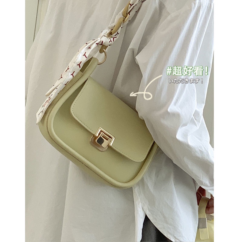 Túi Xách Đeo Vai Hình Vuông Cỡ Nhỏ Phối Dây Đeo Sợi Xích Thời Trang Cho Nữ