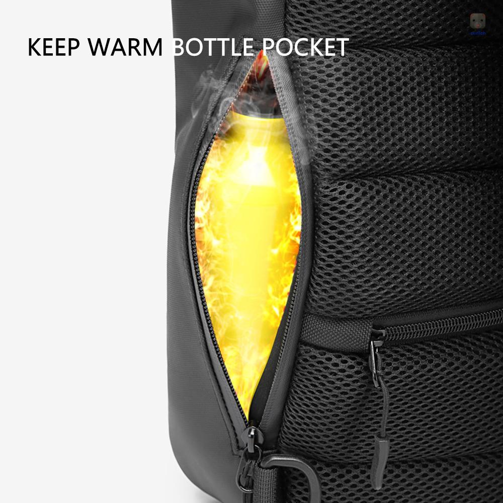 Ozuko Túi Đeo Chéo Ngực Đa Năng Chống Thấm Nước Có Cổng Sạc USB Thời Trang Cho Nam