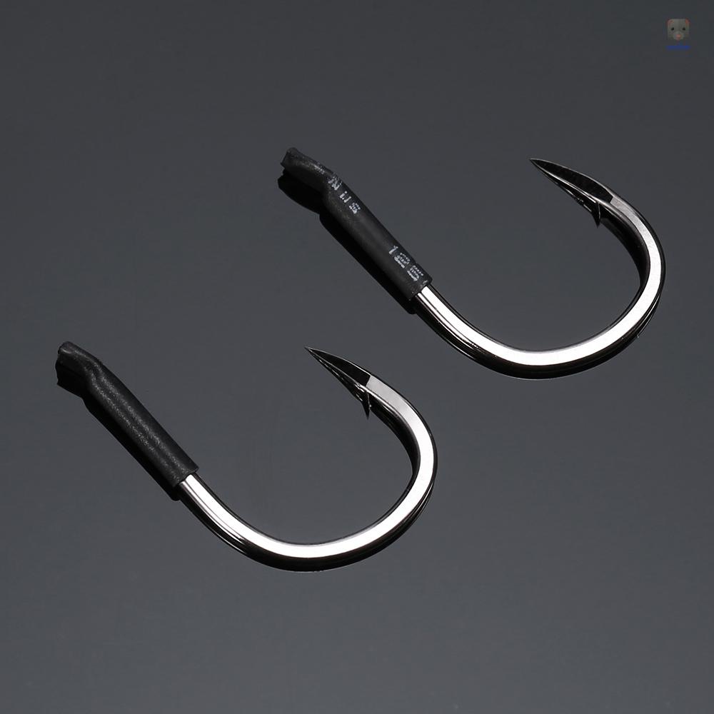 Set 10 / 4 / 10 / 4 Món Chuyên Dụng Chất Lượng# / 8# / 12# / 14# / 16# Lưỡi Câu Cá Bằng Thép Carbon Dày Dặn Thân Cao Su