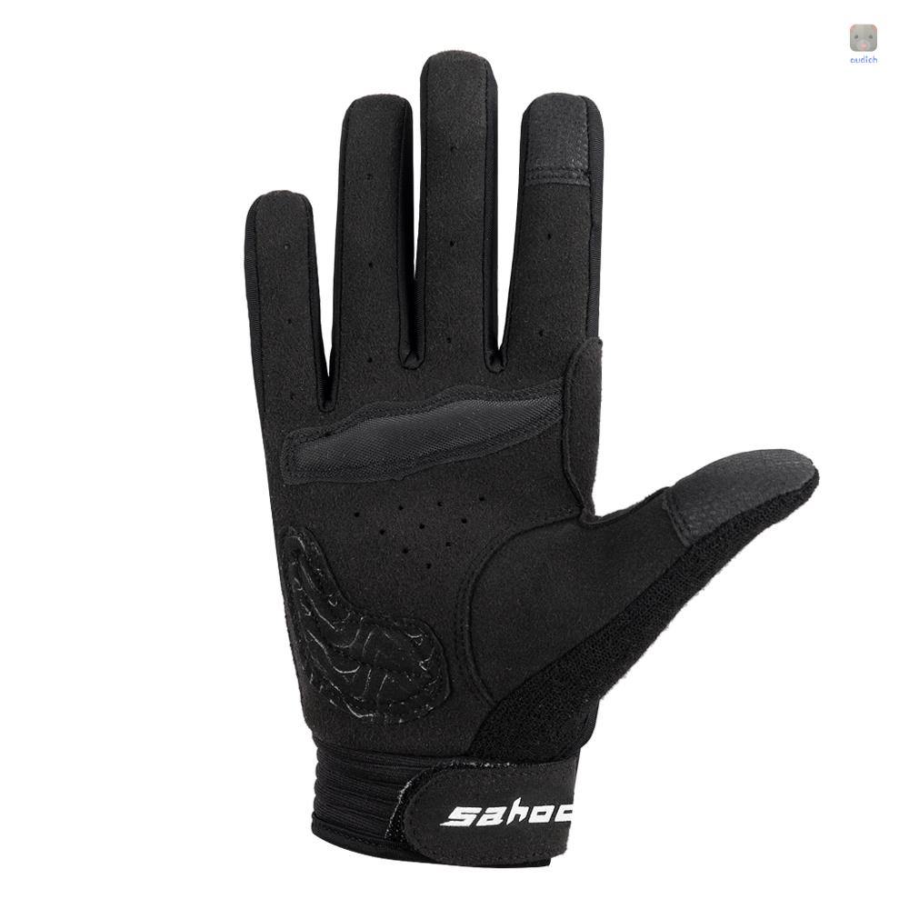 Găng Tay Chống Sốc Chạy Xe Đạp Leo Núi Có Đệm Gel SAHOO Màn Hình Cảm Ứng Dành Cho Nam Và Nữ