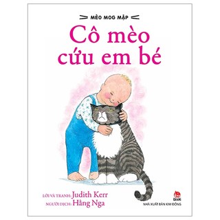 Sách mèo mog mập - cô mèo cứu em bé