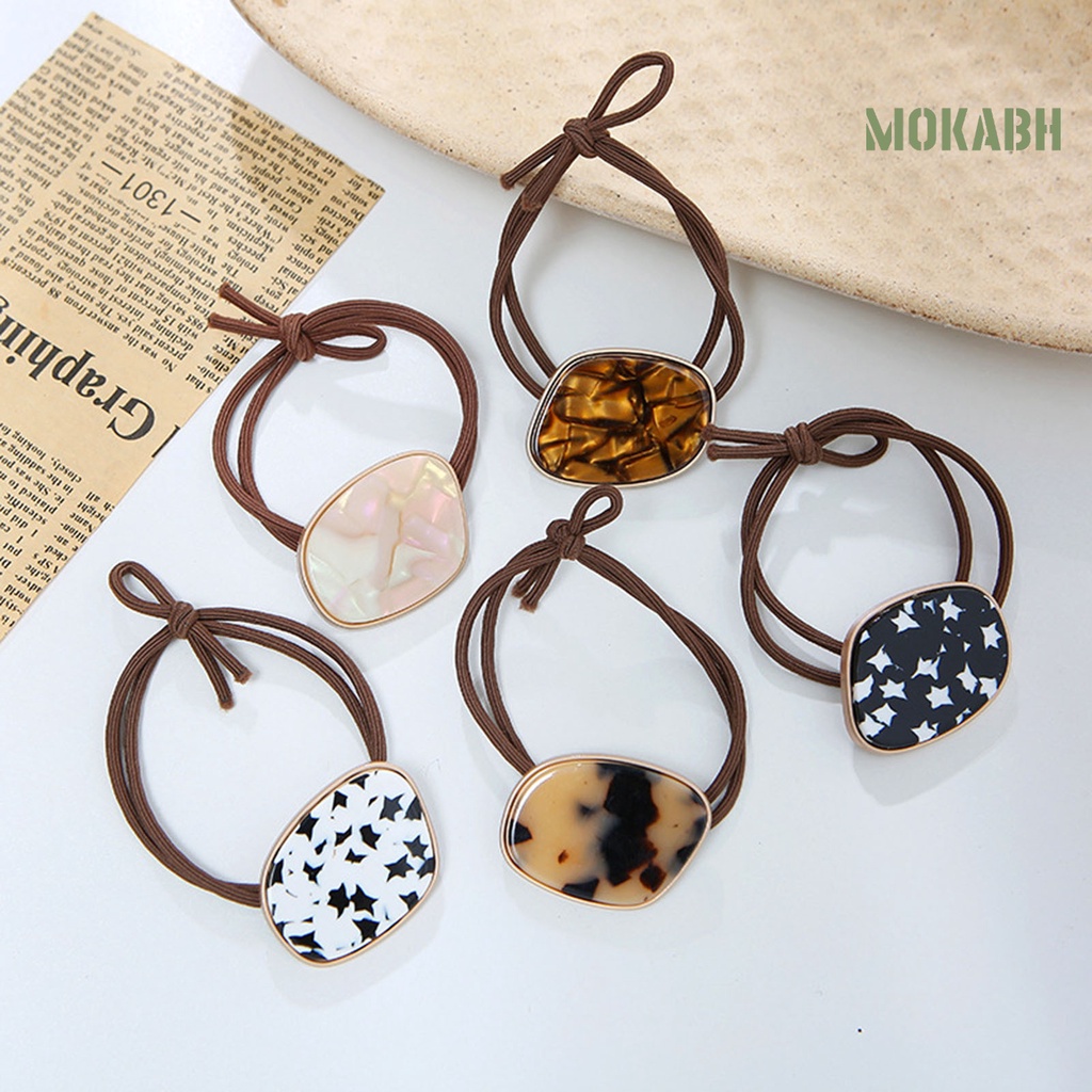 Dây Cột Tóc Hai Lớp Họa Tiết Da Báo Thời Trang Dành Cho Nữ