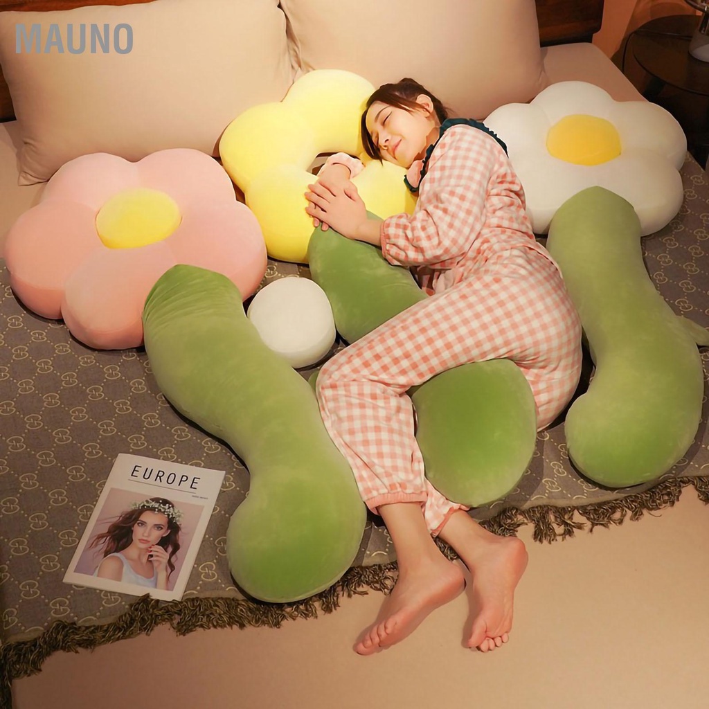 Mauno Gối Ném Dài Hình Hoa Mềm Mại Dễ Thương 70Cm Ôm Ngủ Sang Trọng Cho Phòng