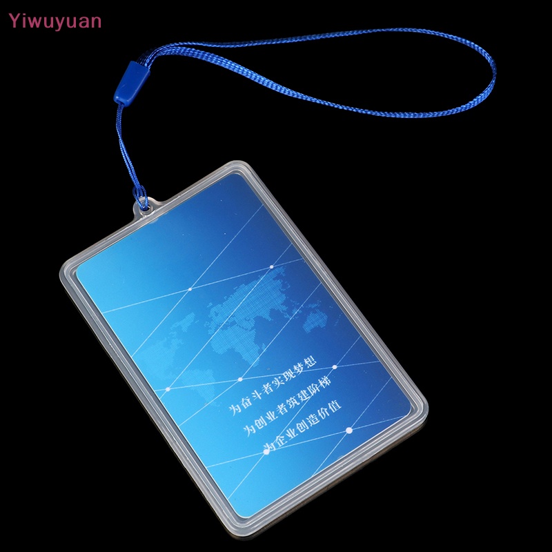 Bao Da Điện Thoại Nắp Lật Trong Suốt Kèm Dây Đeo Thẻ ID Cho Học Sinh / Xe Buýt