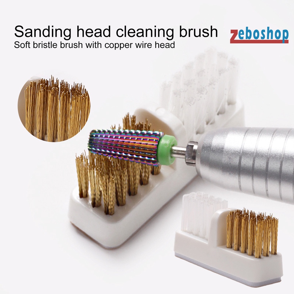 Đầu Cọ Dây Đồng Mềm Mại Độ Co Giãn Cao Chống Trầy Xước Cho Máy Mài Móng Tay