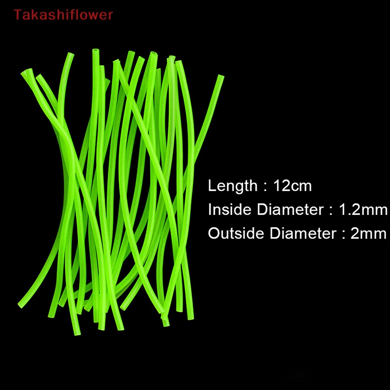 Set 170 Hạt Cao Su Mềm Phát Sáng Trong Đêm Làm Phụ Kiện Câu Cá