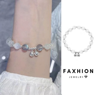 Faxhion Hàn Quốc Opal Hạt Vòng Tay Nữ Chuông Pha Lê Vòng Tay Phụ Kiện Trang Sức