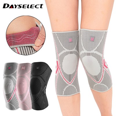 1 Băng Quấn Bảo Vệ Đầu Gối Bằng Silicone Chống Trượt Chuyên Nghiệp