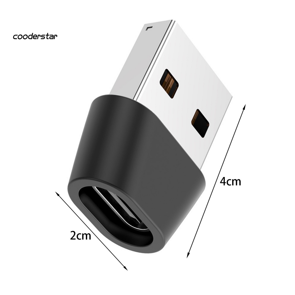 Dây Cáp Chuyển Đổi USB OTG Đực Sang Type C Chống Nhiễu Cho Điện Thoại Di Động