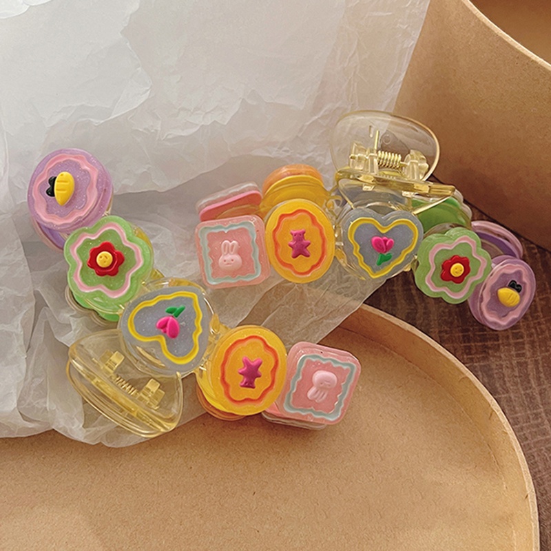 Kẹp Tóc Hình Hoa Dễ Thương Phong Cách Hàn Quốc Cho Nữ RYVN