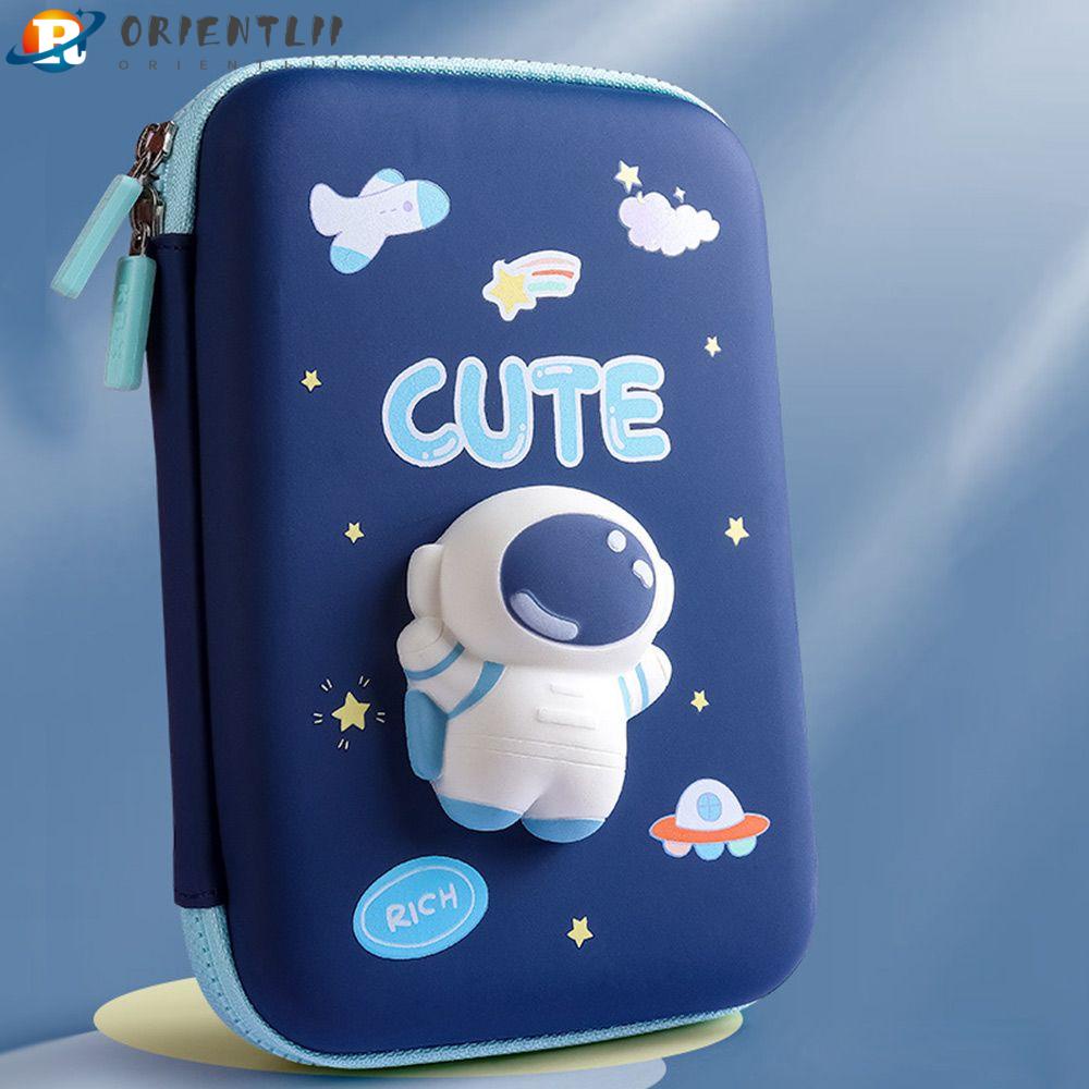 Hộp Đựng Bút EVA Họa Tiết Không Gian 3D Chống Thấm Nước Tiện Dụng