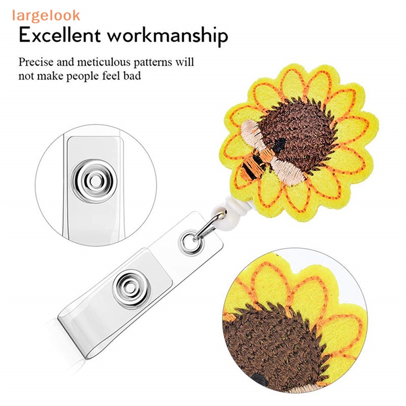 Giá Đỡ Thẻ ID / Tài Liệu Hình Hoa Hướng Dương Dễ Sử Dụng