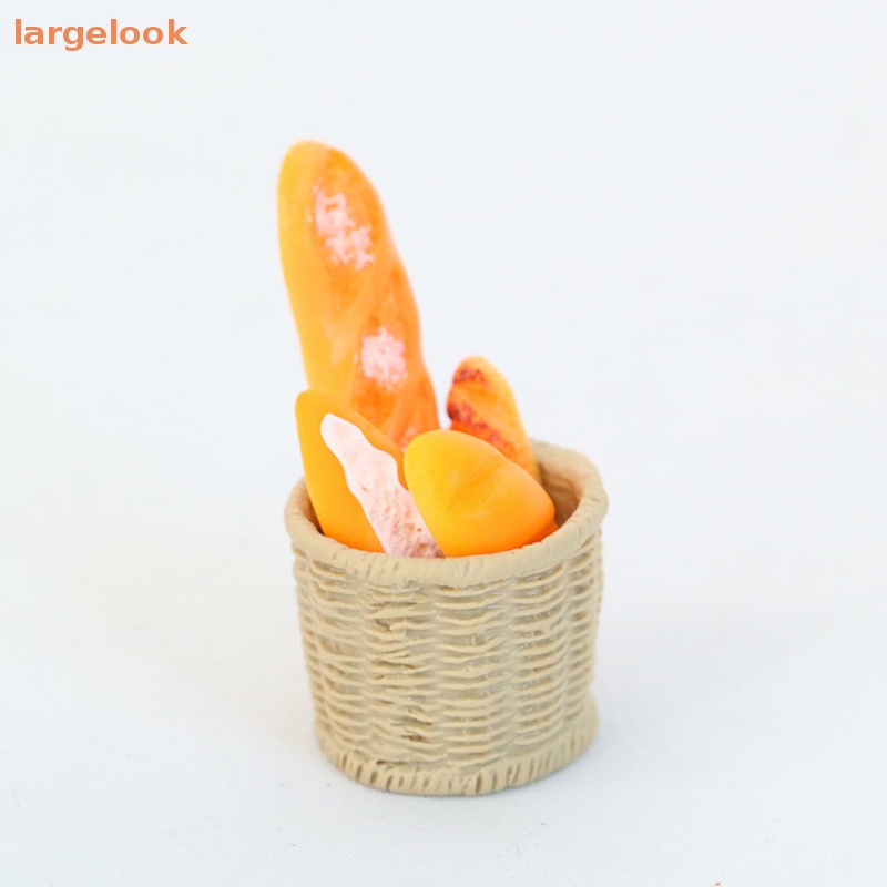 1 Bộ Giỏ Bánh Mì Đồ Chơi Búp Bê Cỡ 1 / 12