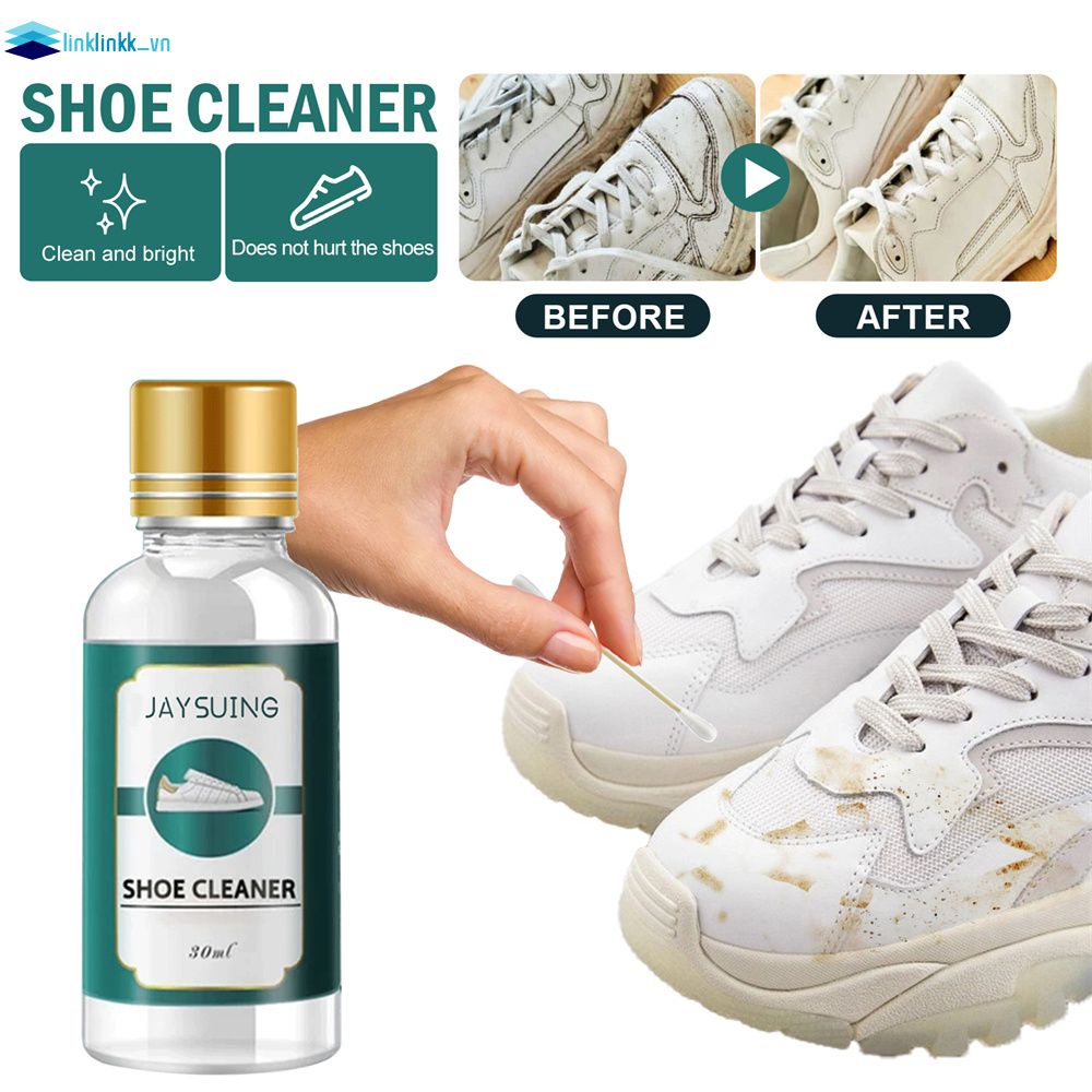 Dung dịch tẩy rửa làm trắng da 30ml loại bỏ bụi bẩn và vàng bám trên dung dịch tẩy rửa giày