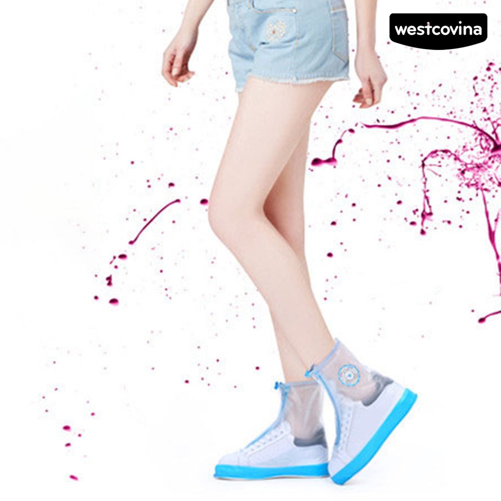 [COD]☁Vỏ Bọc Giày Đi Mưa Dày Dặn Chống Thấm Nước Có Thể Tái Sử Dụng Tiện Lợi