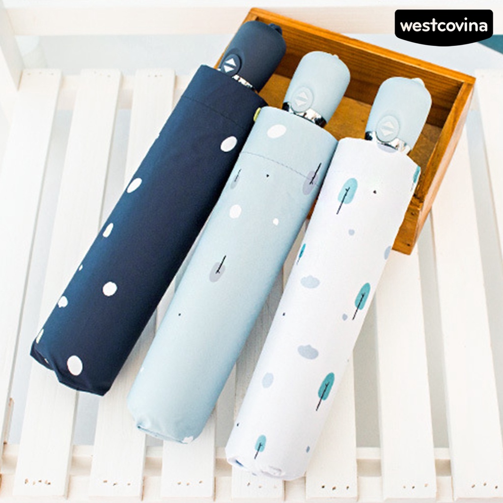 [COD]☁Dù Gấp Tự Động Chống Tia UV / Mưa / Gió Chất Liệu Vinyl