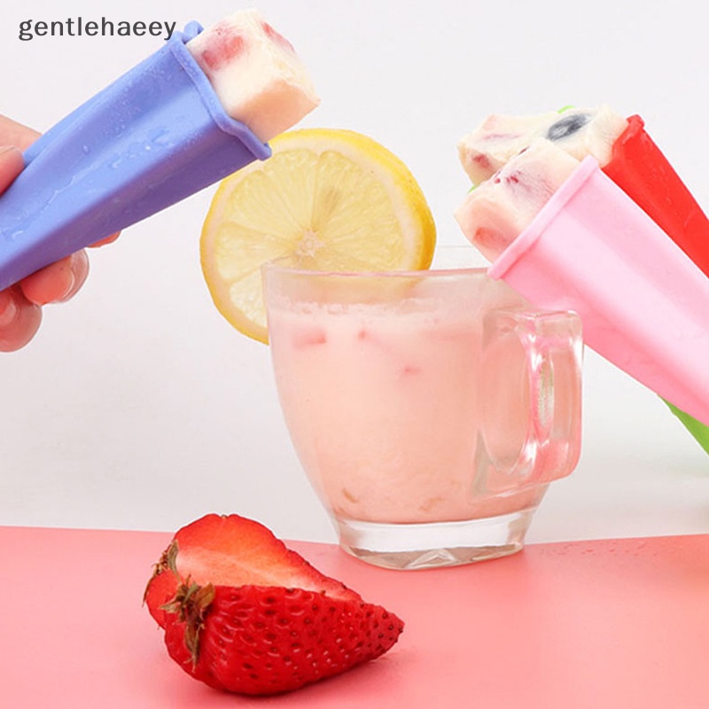 1 Khuôn Silicone Làm Kem Que An Toàn Tiện Dụng