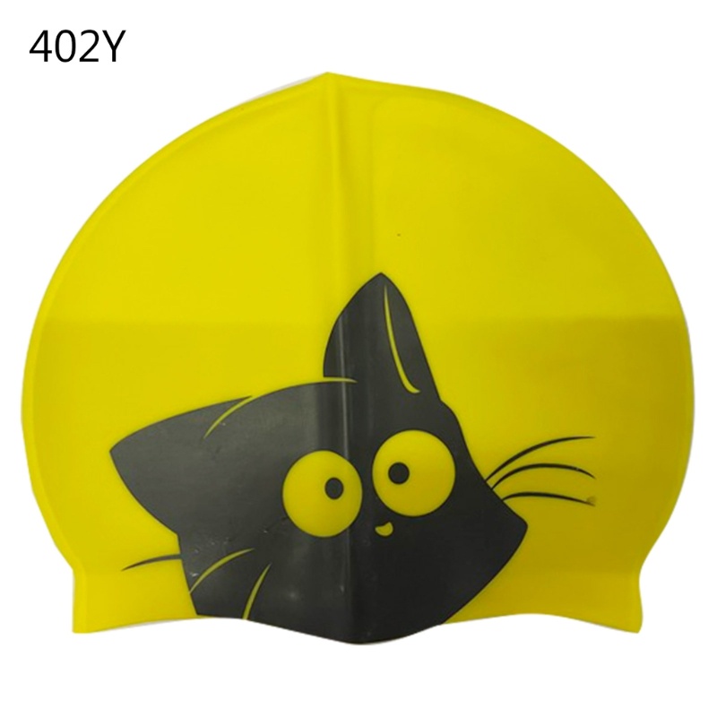 Mũ Bơi Silicone Co Giãn Thoải Mái Dành Cho Bé Trai Và Bé Gái