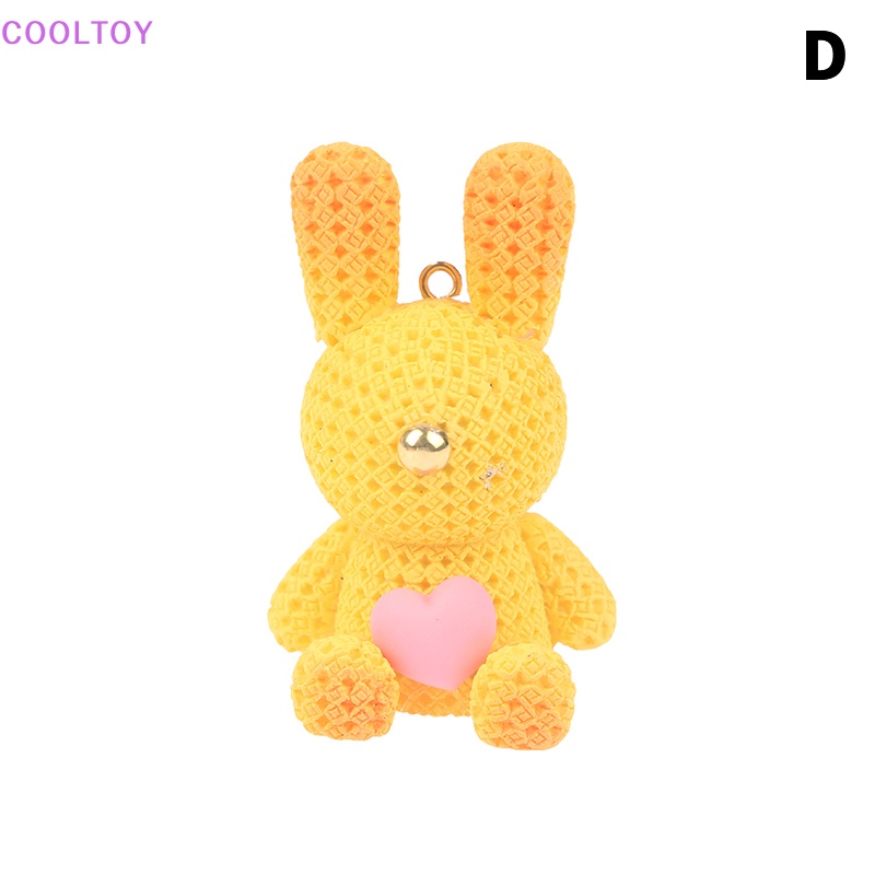 1 Móc Khóa Hình Thỏ Bông Đáng Yêu DIY