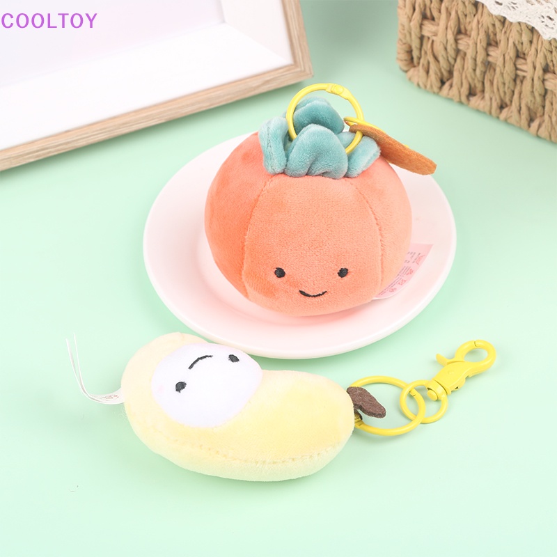 Móc Khóa Hình Trái Cây Hoạt Hình Nhồi Bông Đáng Yêu