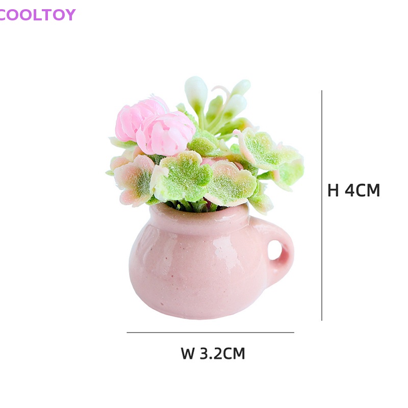 Bình Hoa Mini 1 / 12 Màu Sắc Ngẫu Nhiên Trang Trí Nhà Búp Bê