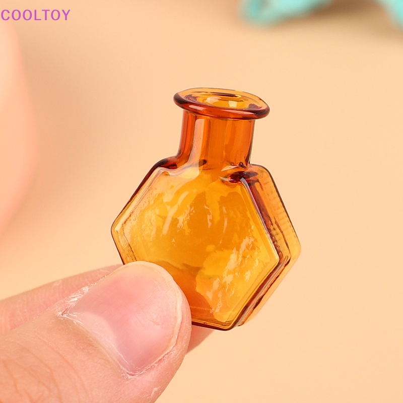 1 Bình Hoa Thủy Tinh Mini Tỉ Lệ 1: 12 Trang Trí Nhà Búp Bê