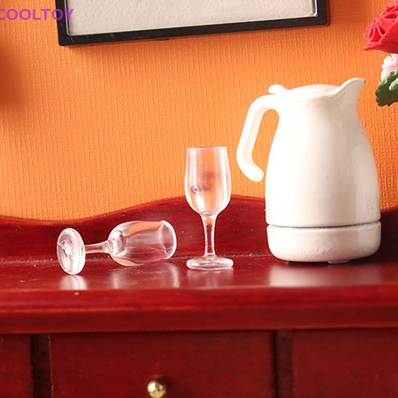 Bộ 4 Ly Rượu Mini Tỉ Lệ 1: 12 Cho Nhà Búp Bê