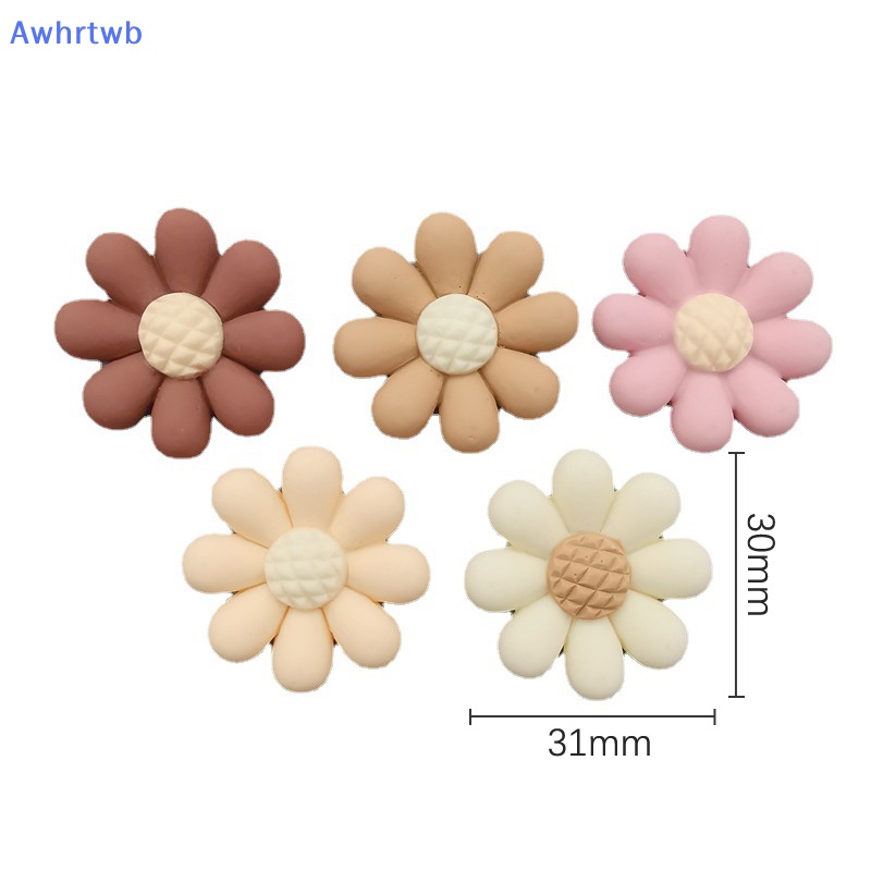 Set 10 Kẹp Tóc Hình Hoa Hướng Dương Nhiều Màu Sắc Chất Lượng Cao DIY Mới