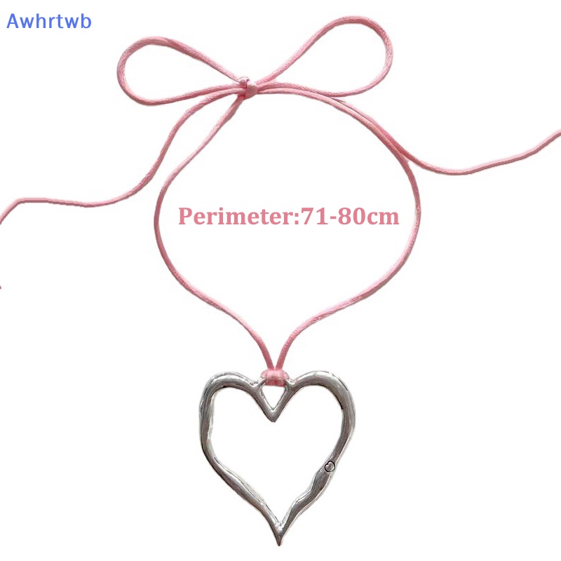 Vòng Cổ Choker Mặt Hình Trái Tim Rỗng Phong Cách Punk Ngọt Ngào Cá Tính Có Thể Điều Chỉnh Cho Nữ Mới