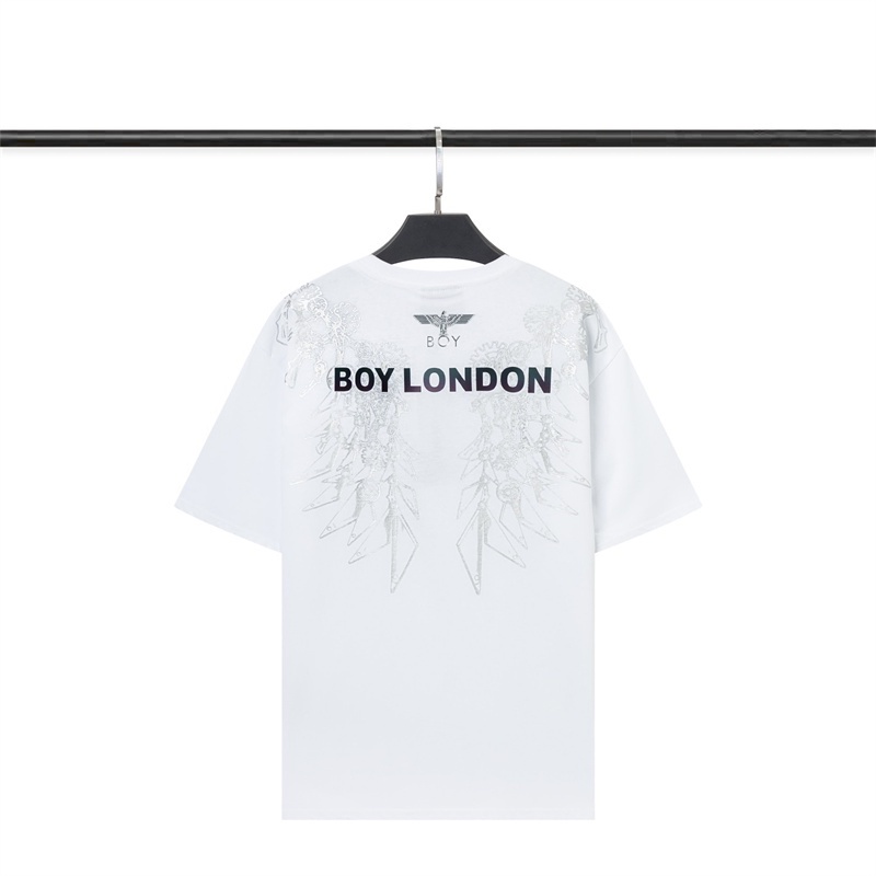 Áo Thun Thể Thao Cotton Tay Ngắn Dáng Rộng In Chữ BO-Y Plus Size Cho Nam Và Nữ