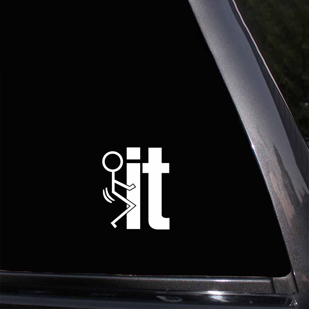 Miếng Dán Trang Trí Xe Hơi Chữ Tiếng Anh Vui Nhộn U1Z4