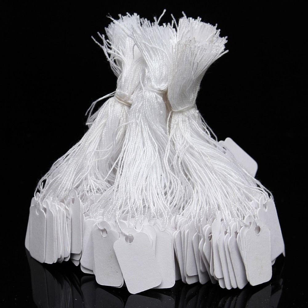 YIYU Set 100 Thẻ Tag Hình Lá Thư Xinh Xắn Dùng Để Trang Trí Đồ Thủ Công