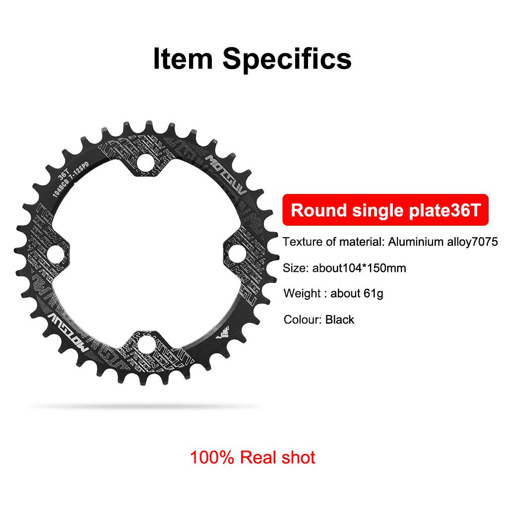 Am / XC Bánh Xích Xe Đạp Hình Tròn Bằng Hợp Kim Nhôm Gọn Nhẹ Chống Rơi Thay Thế Tiện Dụng