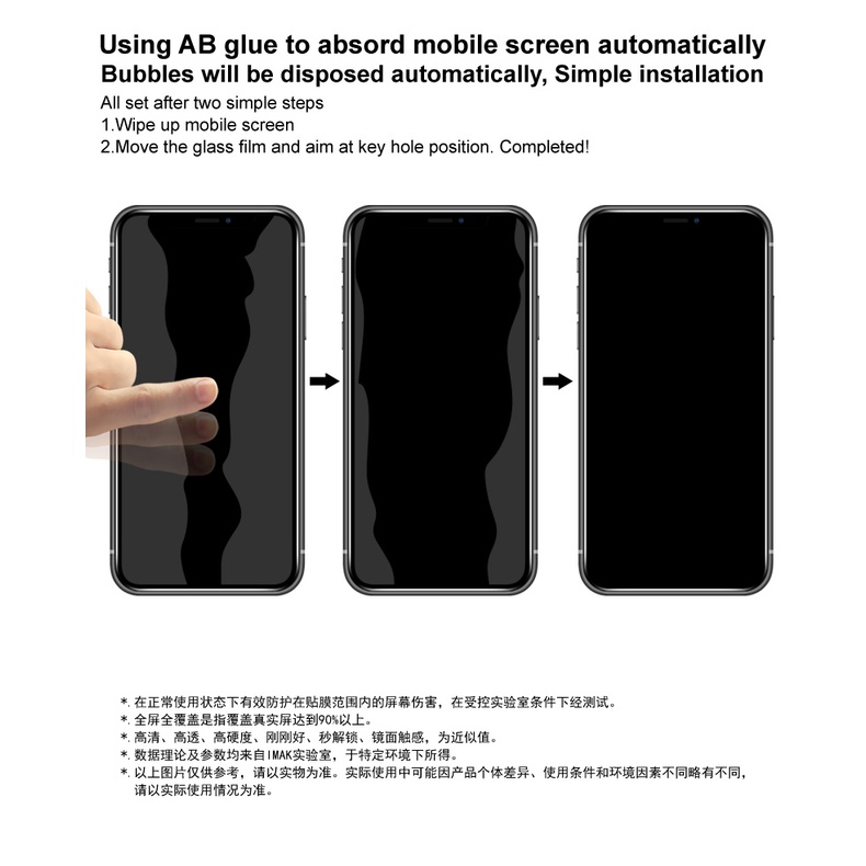 Imak Kính Cường Lực Bảo Vệ Toàn Màn Hình Cho samsung galaxy m54 5g