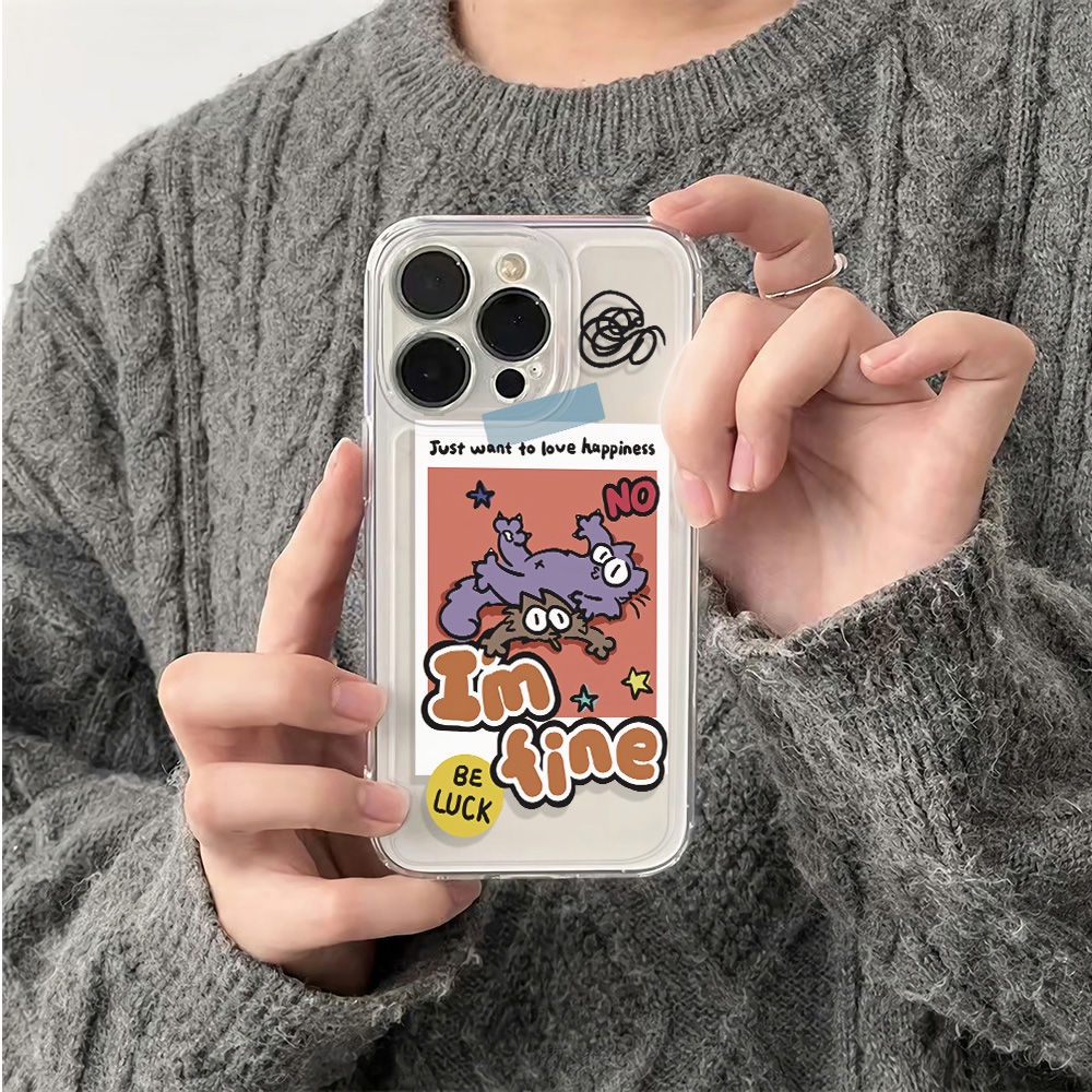 ✅Ốp Điện Thoại Mềm Chống Sốc Phong Cách Đơn Giản 78max 11plus 6In 1314pro Apple iPhone12