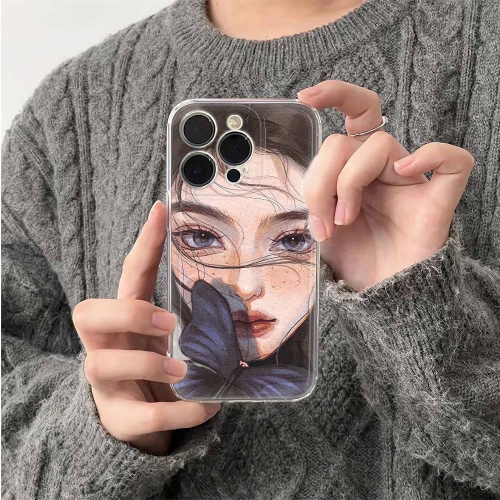 ✅Ốp Điện Thoại Mềm Chống Sốc Kiểu Dáng Đơn Giản Cho Iphone 11 14Pro Plus 13 78I 12 Max 6In Kzj