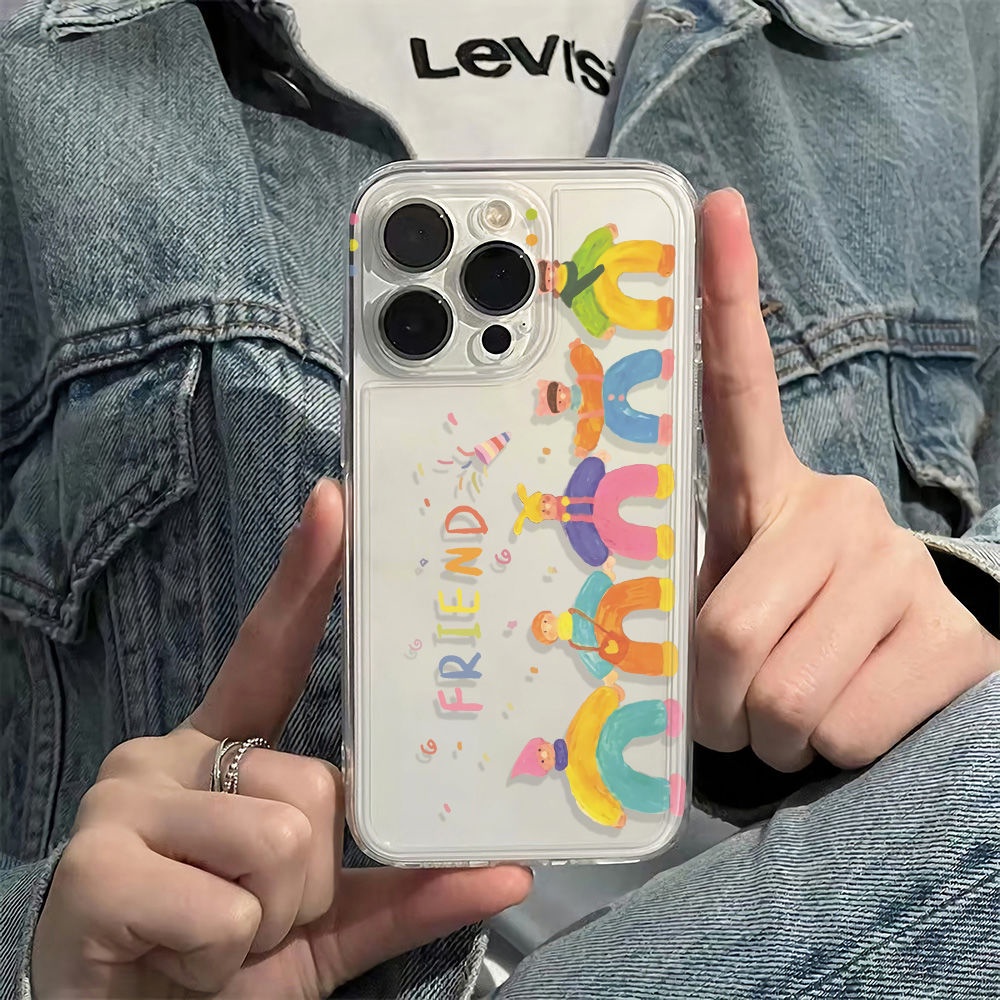 ✅Ốp Điện Thoại Dẻo Họa Tiết Cầu Vồng Chống Rơi Cho Iphone12Max11 13 7814pro PXQ4 6Iniphone12