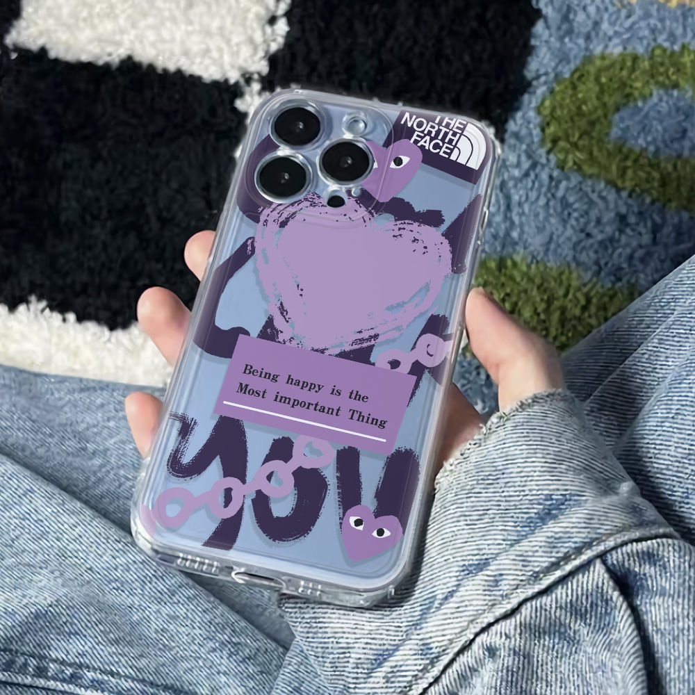 ✅Ốp Điện Thoại Dẻo Họa Tiết Trái Tim Phong Cách Đường Phố Chống Sốc Cho iPhone12 H41B 6Inplusmax 78 1314pro11