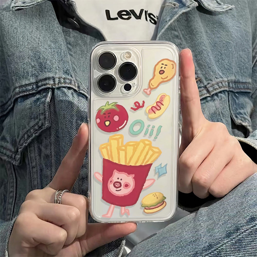 ✅Ốp Điện Thoại Mềm Chống Sốc In Hình Heo Dễ Thương Cho Iphone 11 max 14Pro 12 6In78 13 XI0L