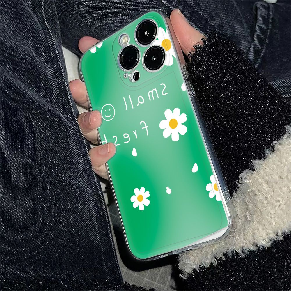 ✅Ốp Điện Thoại Dẻo Họa Tiết Hoa Cúc Xinh Xắn Chống Sốc Cho Iphone126In11Plusmax 78 13Pro